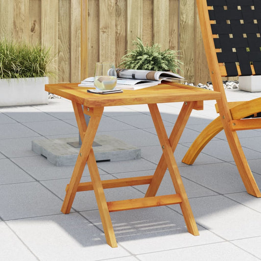 Tavolino Da Giardino 40X40X40 Cm In Legno Massello Di Acacia