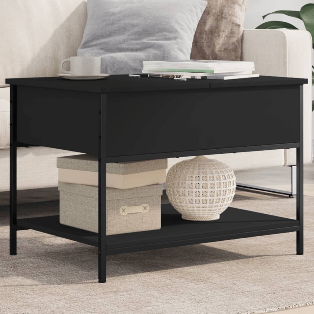 Tavolino Salotto 70X50X50Cm Multistrato Metallo
