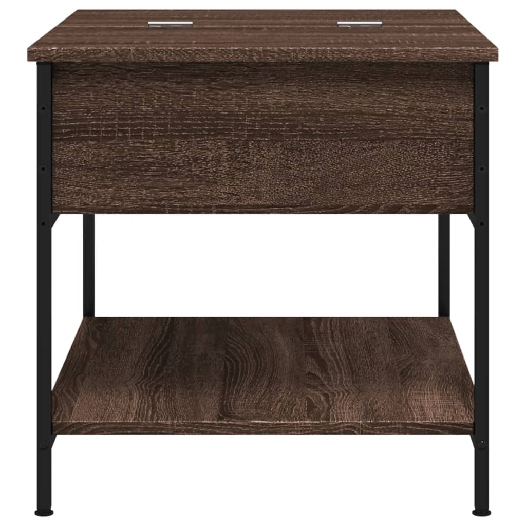 Tavolino Salotto 70X50X50Cm Multistrato Metallo