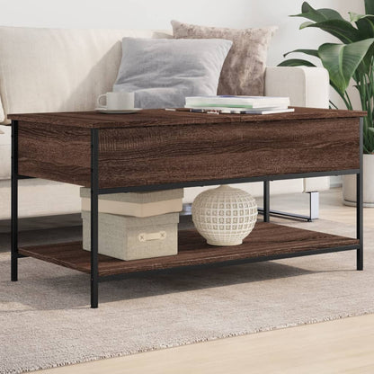 Tavolino Salotto 70X50X50Cm Multistrato Metallo