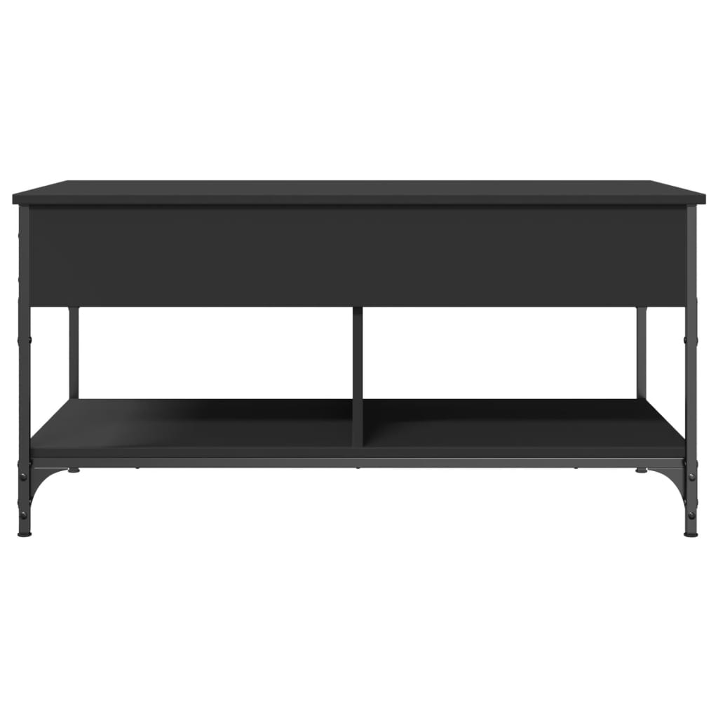 Tavolino Da Salotto 100X50X50Cm Legno Multistrato Metallo