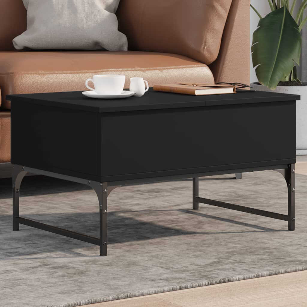 Tavolino Salotto 100X50X40Cm Multistrato Metallo