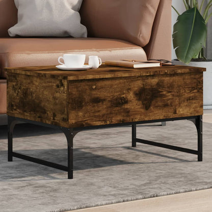 Tavolino Salotto 100X50X40Cm Multistrato Metallo