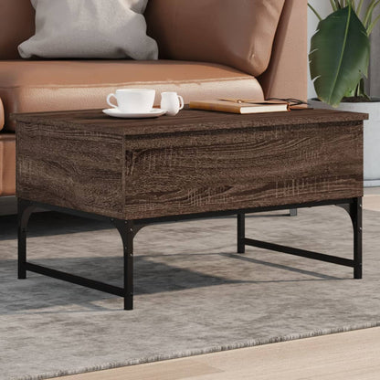 Tavolino Salotto 100X50X40Cm Multistrato Metallo