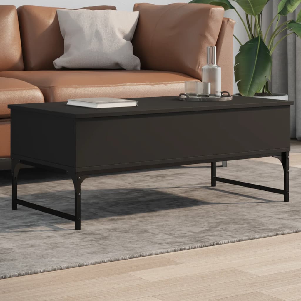 Tavolino Salotto 100X50X40Cm Multistrato Metallo