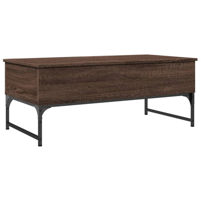 Tavolino Salotto 100X50X40Cm Multistrato Metallo