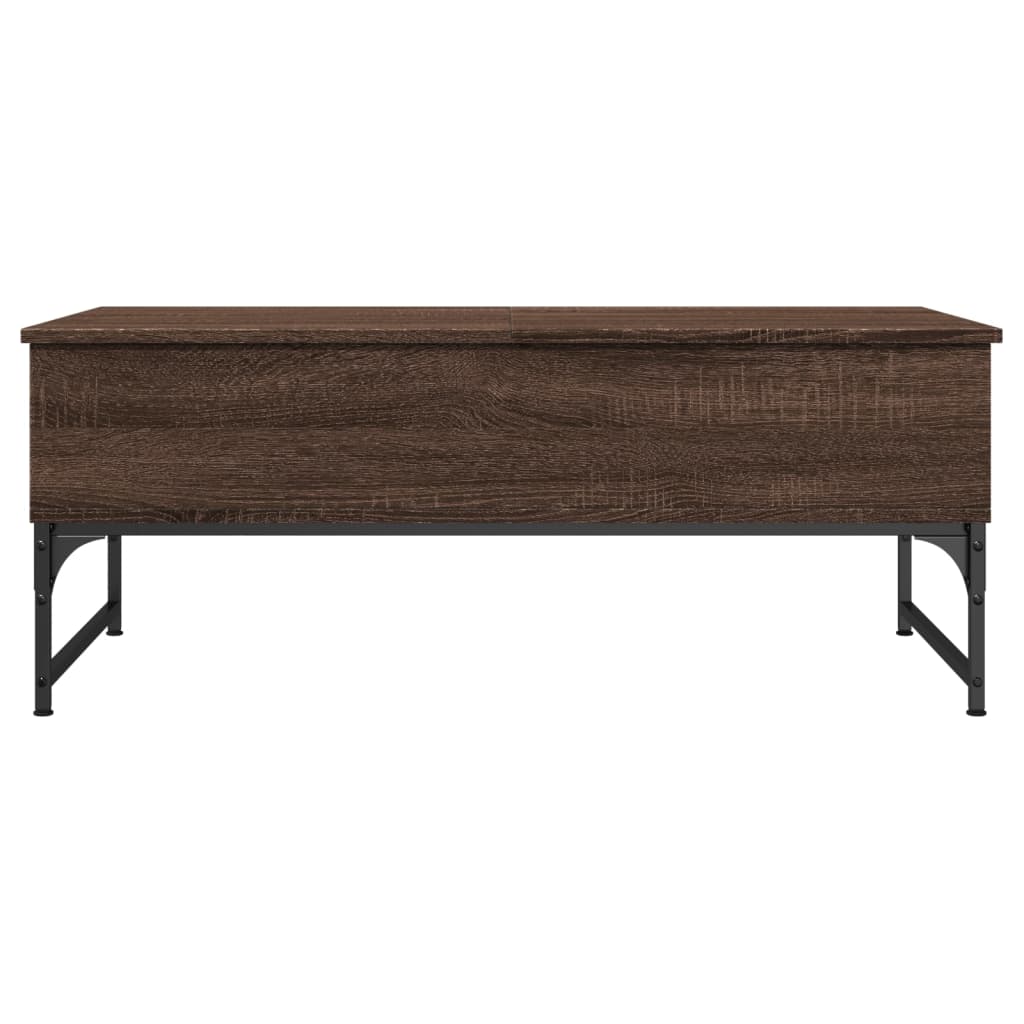 Tavolino Salotto 100X50X40Cm Multistrato Metallo
