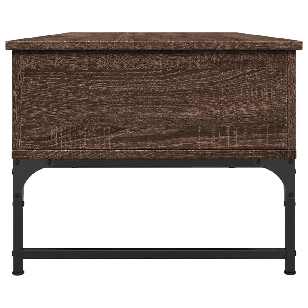 Tavolino Salotto 100X50X40Cm Multistrato Metallo