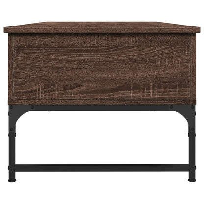 Tavolino Salotto 100X50X40Cm Multistrato Metallo