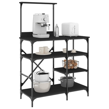 Mobile Da Cucina 90X40X132 Cm Multistrato E Metallo