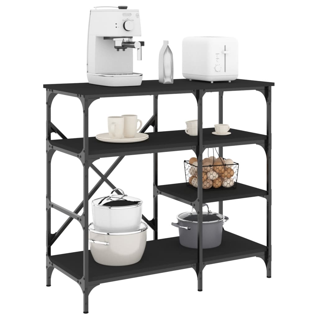 Mobile Cucina Sonoma 90X40X84 Cm Multistrato E Metallo