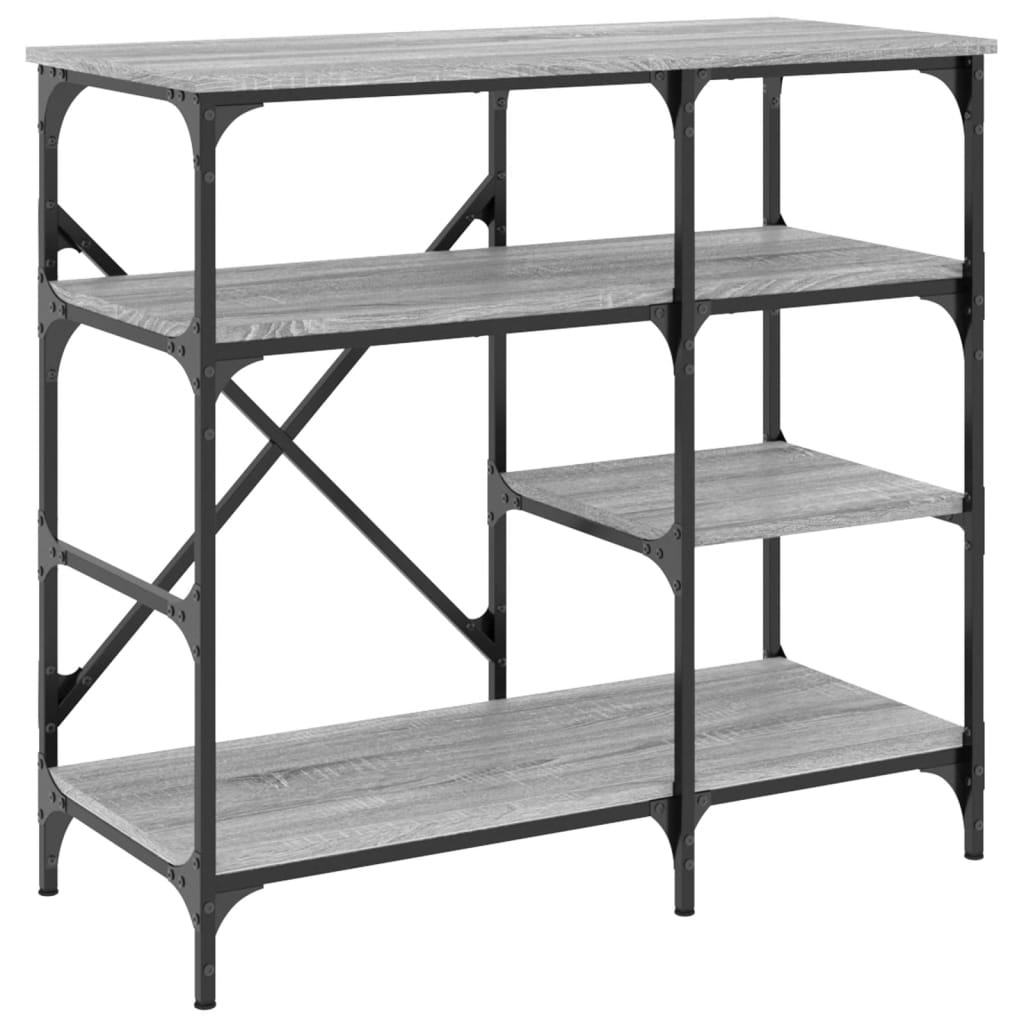 Mobile Cucina Sonoma 90X40X84 Cm Multistrato E Metallo