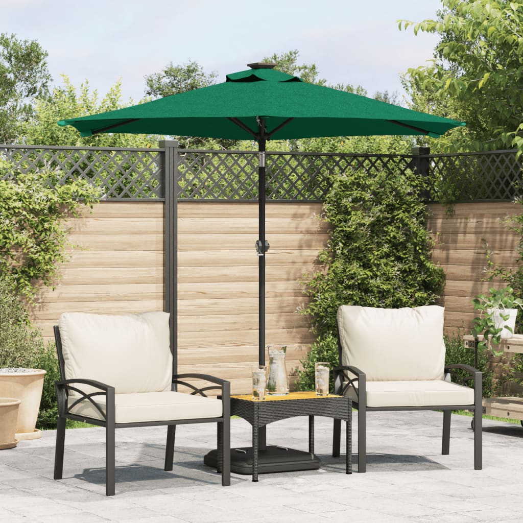 Ombrellone Giardino Con Palo In Acciaio 225X225X212 Cm