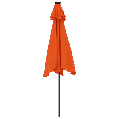 Ombrellone Giardino Led Palo Acciaio 225X225X212 Cm