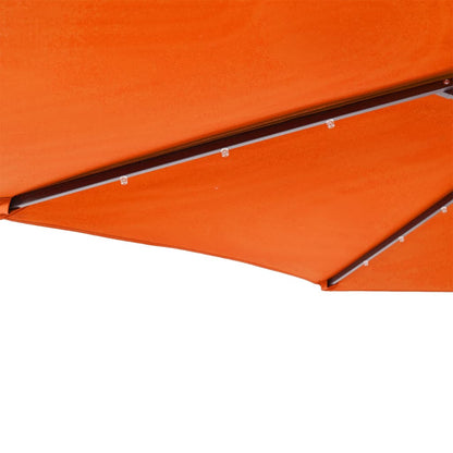Ombrellone Giardino Led Palo Acciaio 225X225X212 Cm