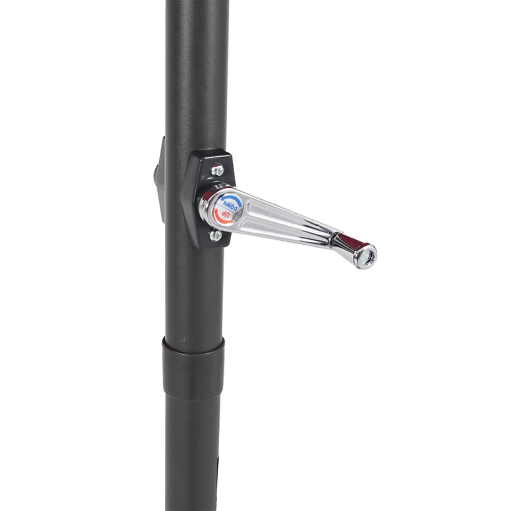 Ombrellone Giardino Led Palo Acciaio 225X225X212 Cm