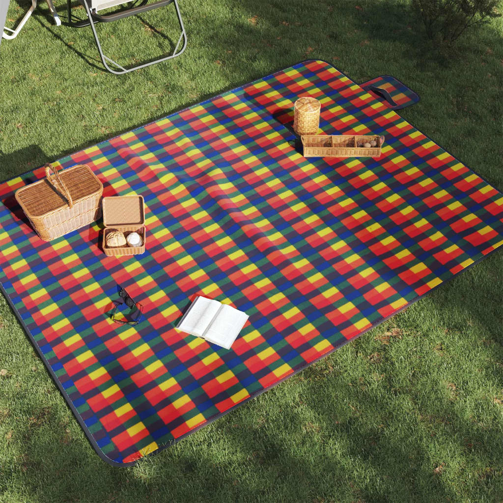Tovaglia Picnic Pieghevole Onde Velluto