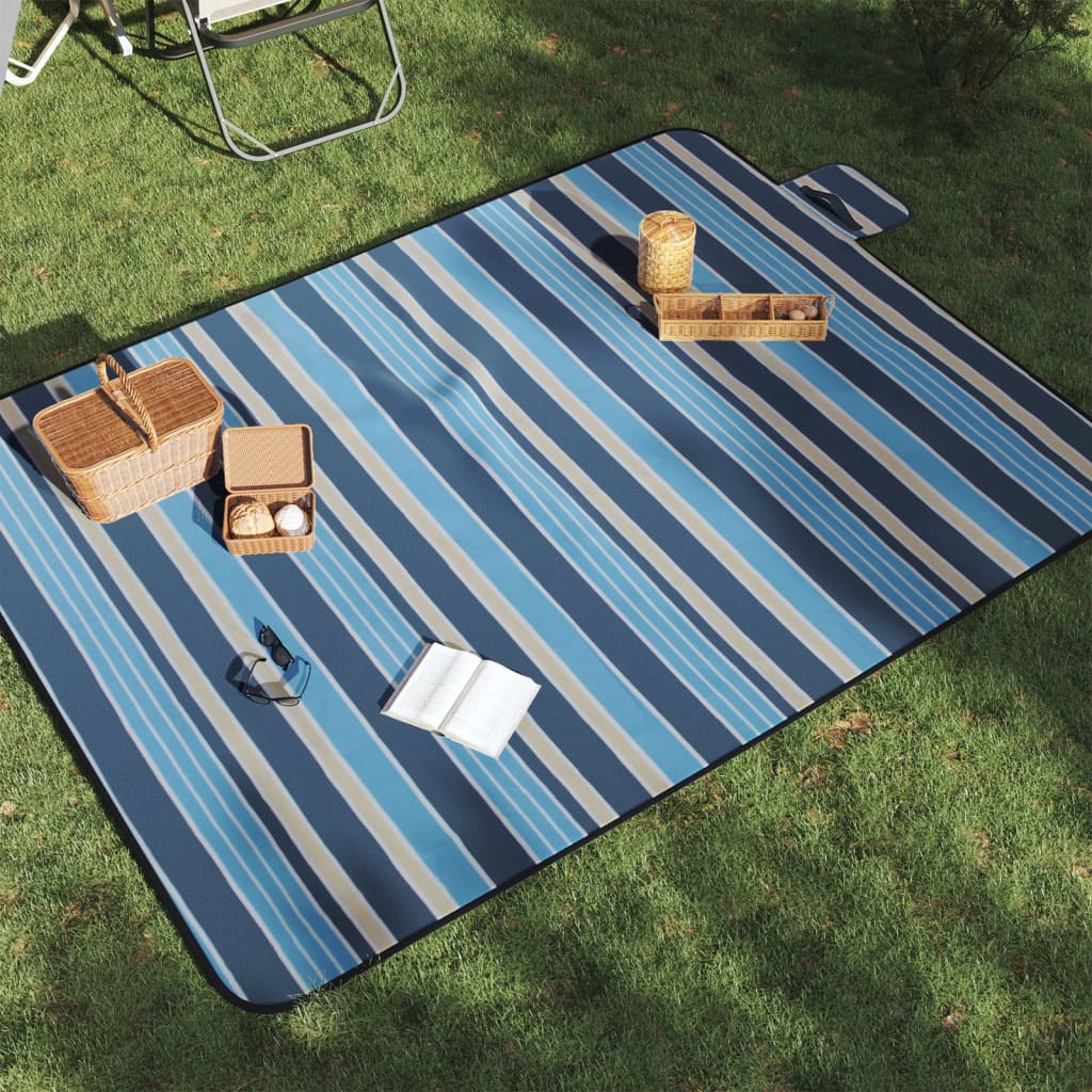 Tovaglia Picnic Pieghevole Onde Velluto