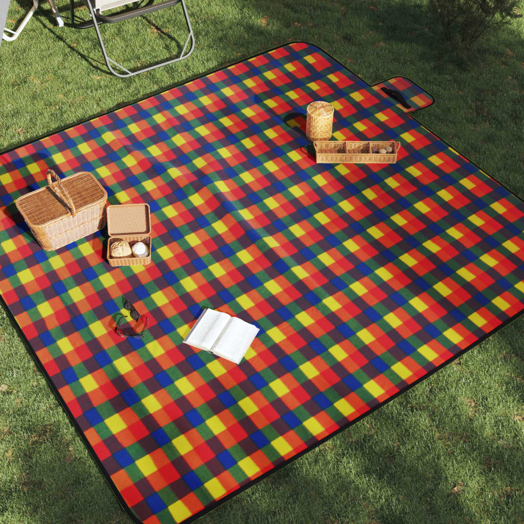 Tovaglia Picnic Pieghevole Onde Velluto