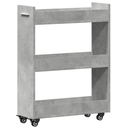 Mobile Con Ruote 60X22X79Cm In Legno Multistrato