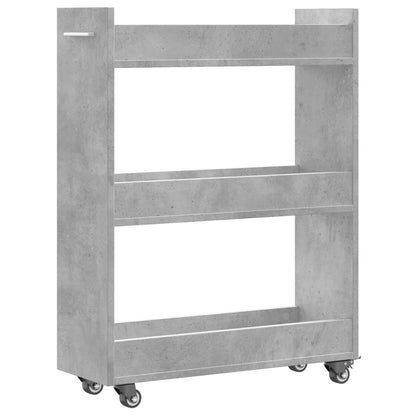 Mobile Con Ruote 60X22X79Cm In Legno Multistrato