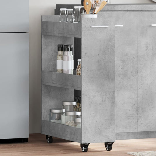 Mobile Con Ruote 60X22X79Cm In Legno Multistrato