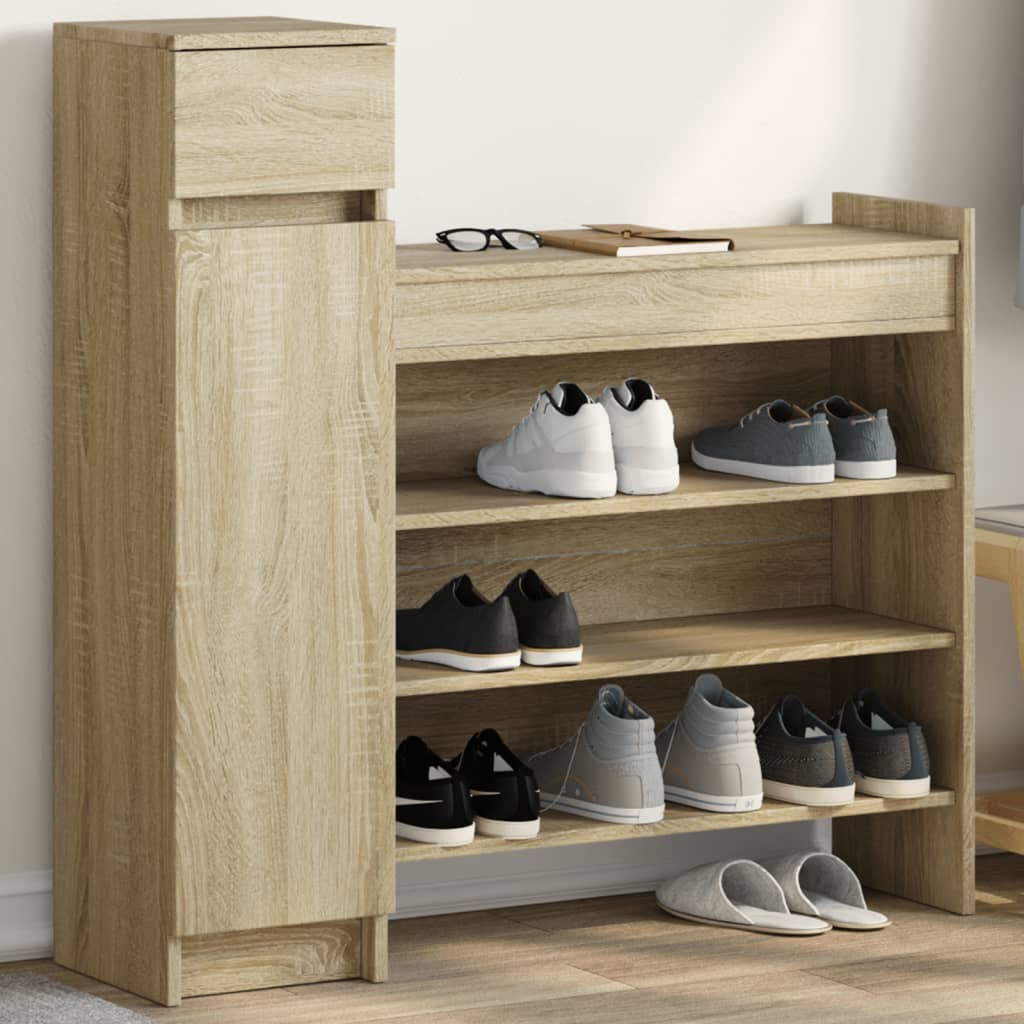 Scarpiera 100,5X28X100 Cm In Legno Multistrato