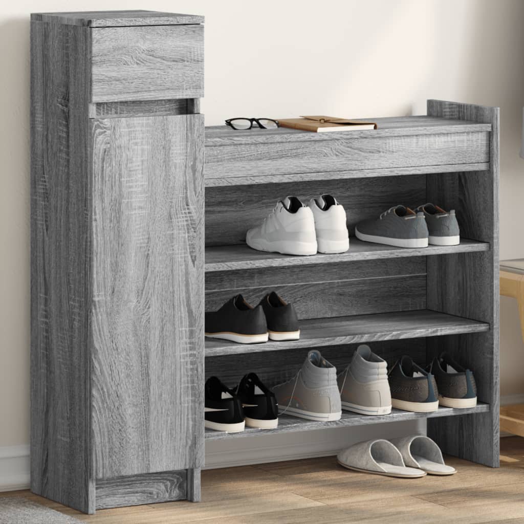 Scarpiera 100,5X28X100 Cm In Legno Multistrato