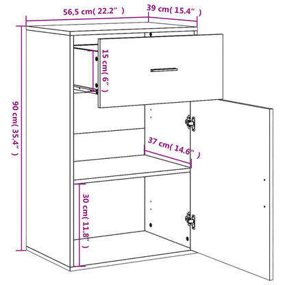 Armadietto 56,5X39X90 Cm In Legno Multistrato