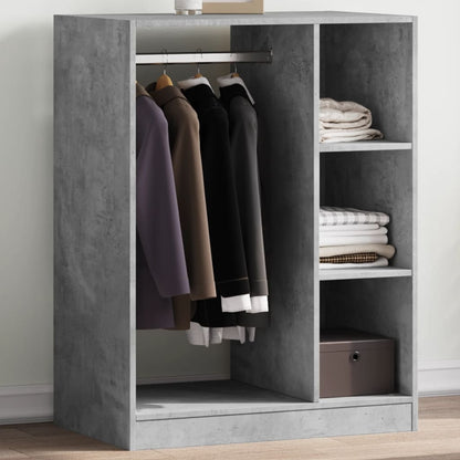 Armadio In Legno Multistrato Grigio Cemento