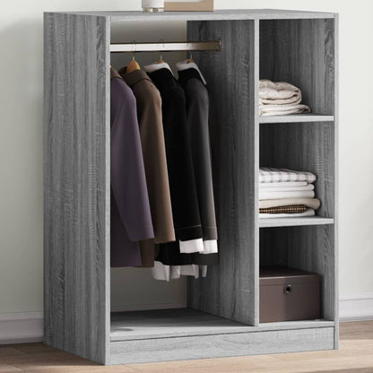 Armadio In Legno Multistrato Grigio Sonoma