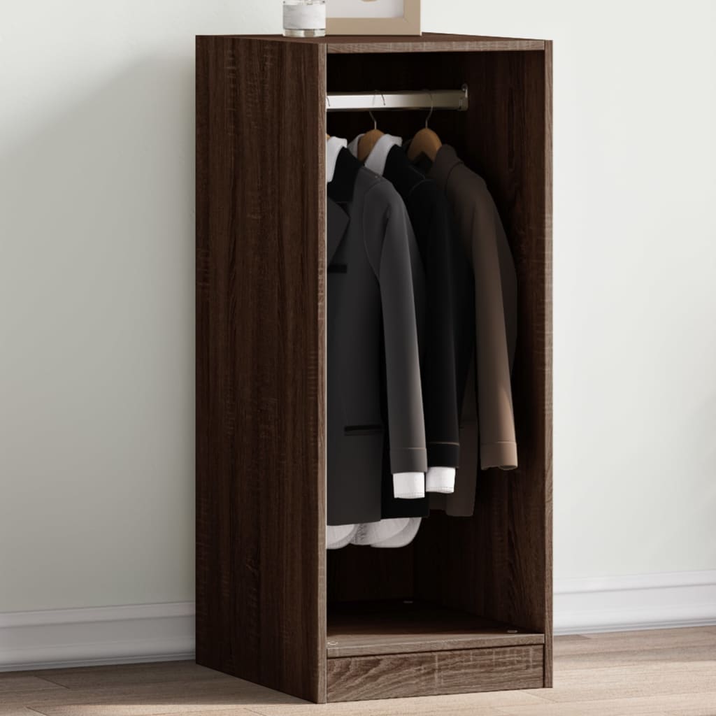 Armadio Marrone Sonoma In Legno Multistrato Rovere Marrone