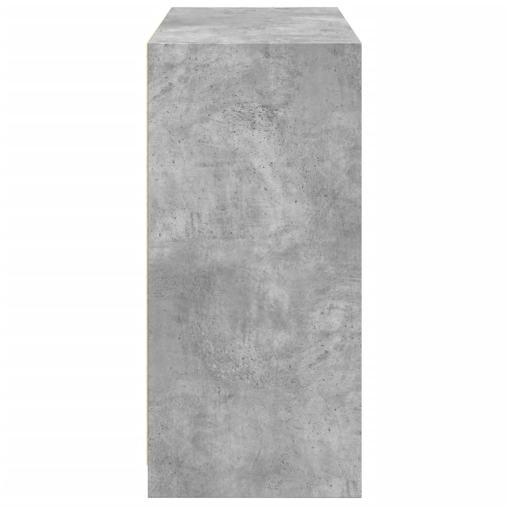 Armadio In Legno Multistrato Grigio Cemento