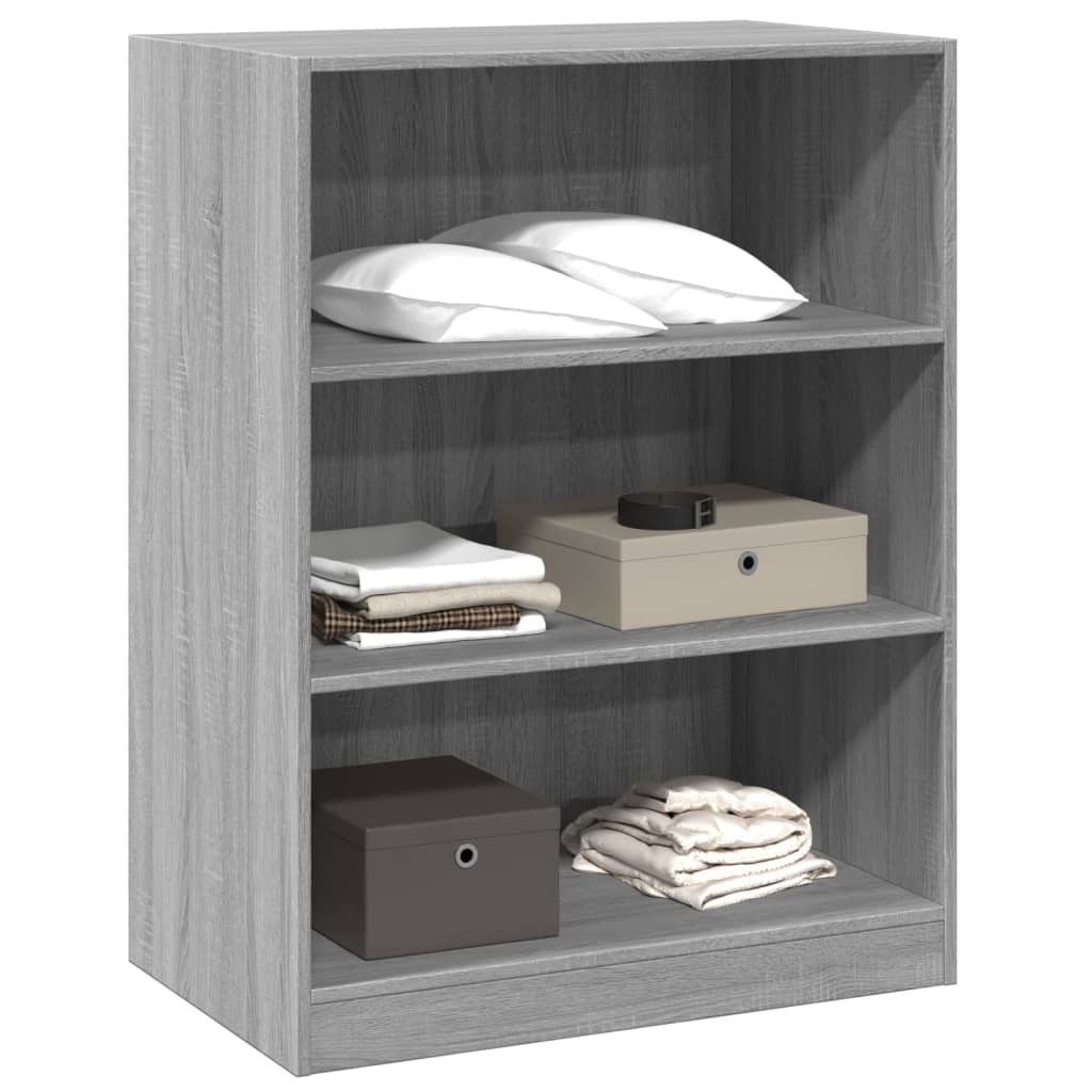 Armadio In Legno Multistrato Grigio Sonoma