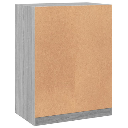 Armadio In Legno Multistrato Grigio Sonoma