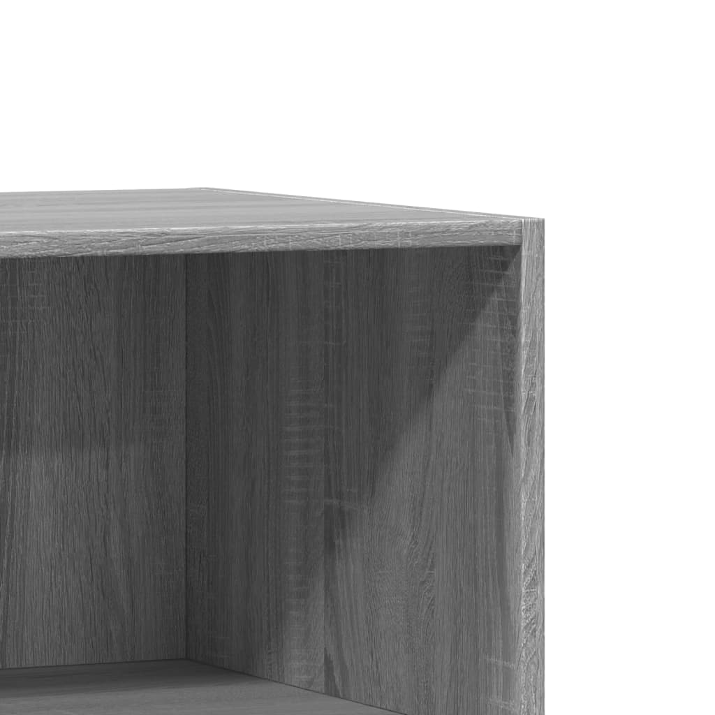 Armadio In Legno Multistrato Grigio Sonoma