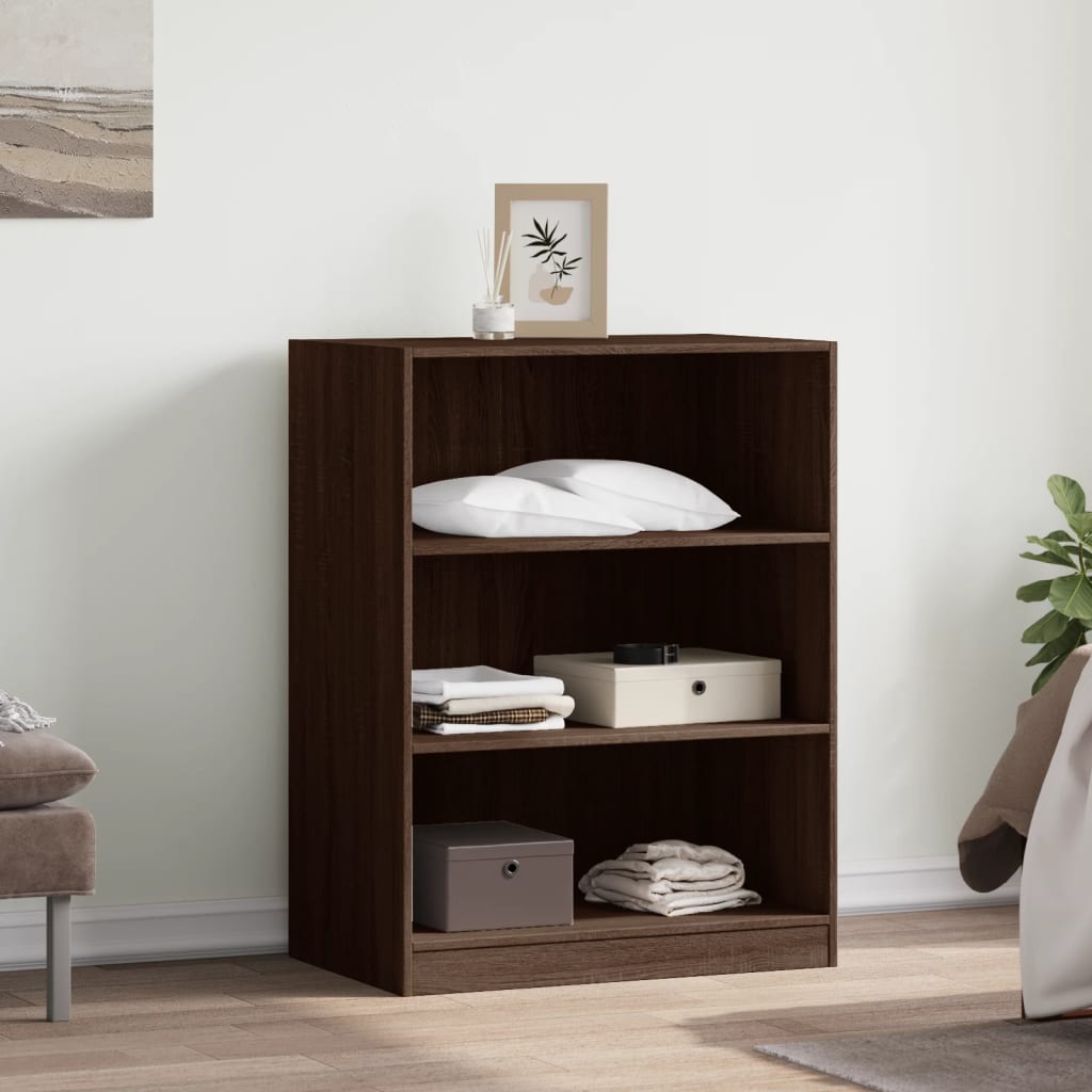 Armadio Marrone Sonoma In Legno Multistrato Rovere Marrone