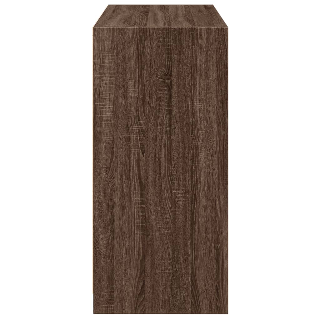 Armadio Marrone Sonoma In Legno Multistrato Rovere Marrone