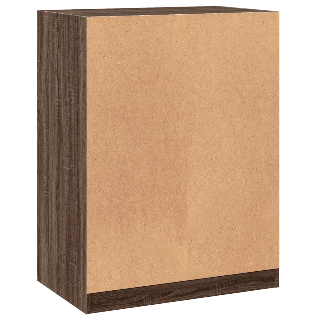 Armadio Marrone Sonoma In Legno Multistrato Rovere Marrone