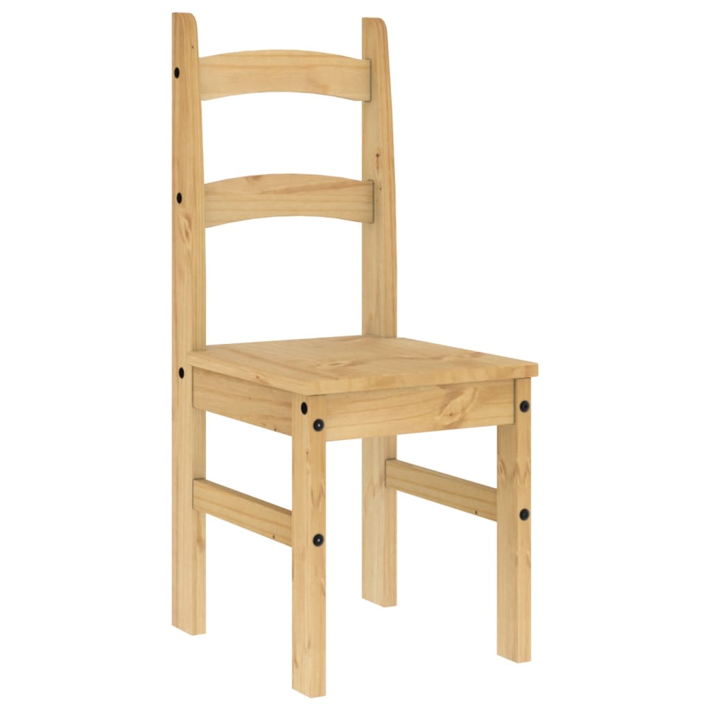 Sedie Da Pranzo 2 Pz 40X46X99 Cm Legno Massello Di Pino