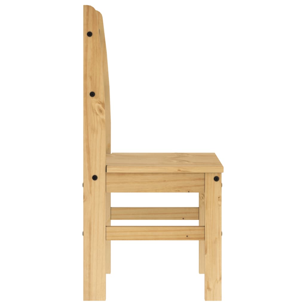 Sedie Da Pranzo 2 Pz 40X46X99 Cm Legno Massello Di Pino