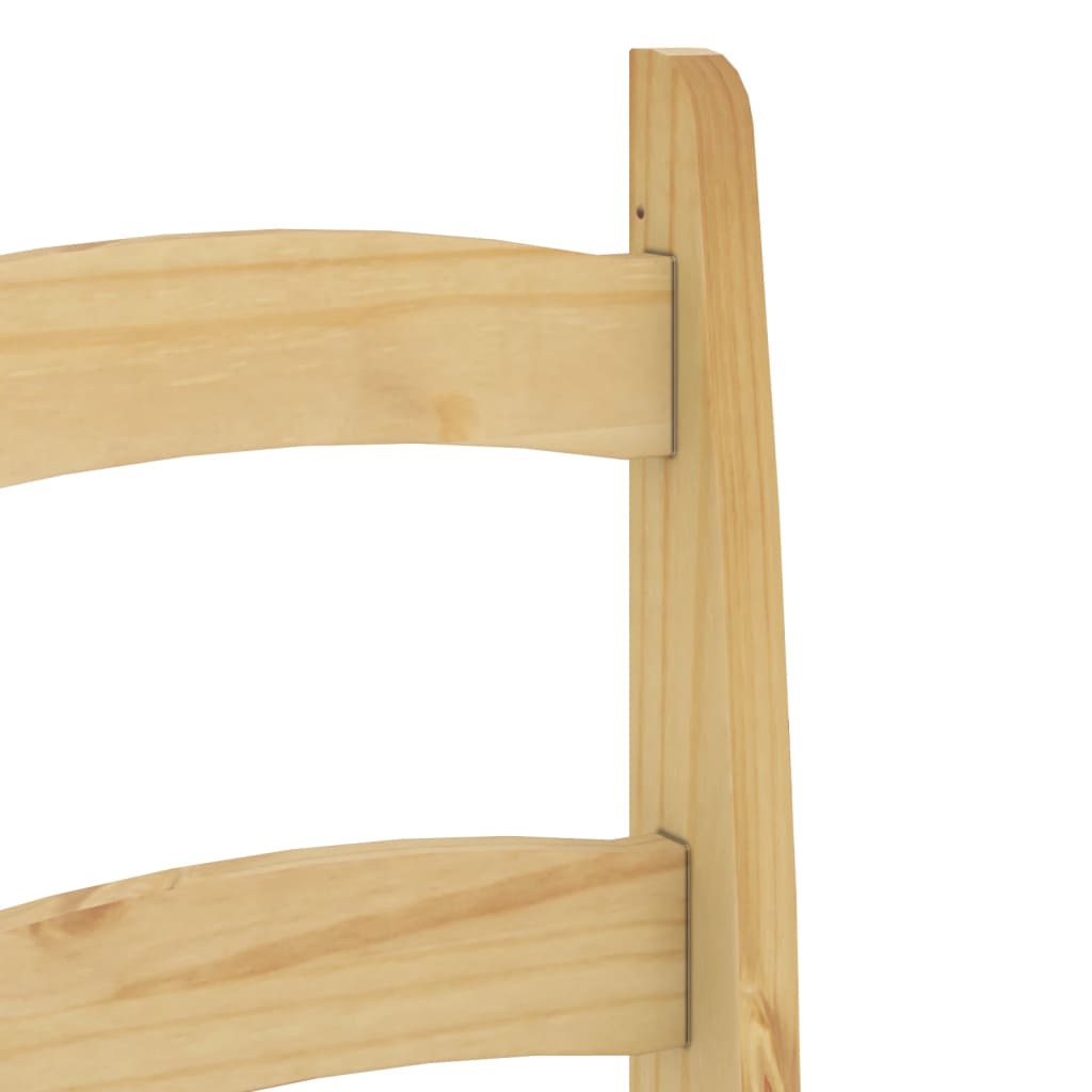 Sedie Da Pranzo 2 Pz 40X46X99 Cm Legno Massello Di Pino
