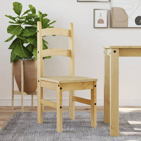 Sedie Da Pranzo 2 Pz 40X46X99 Cm Legno Massello Di Pino