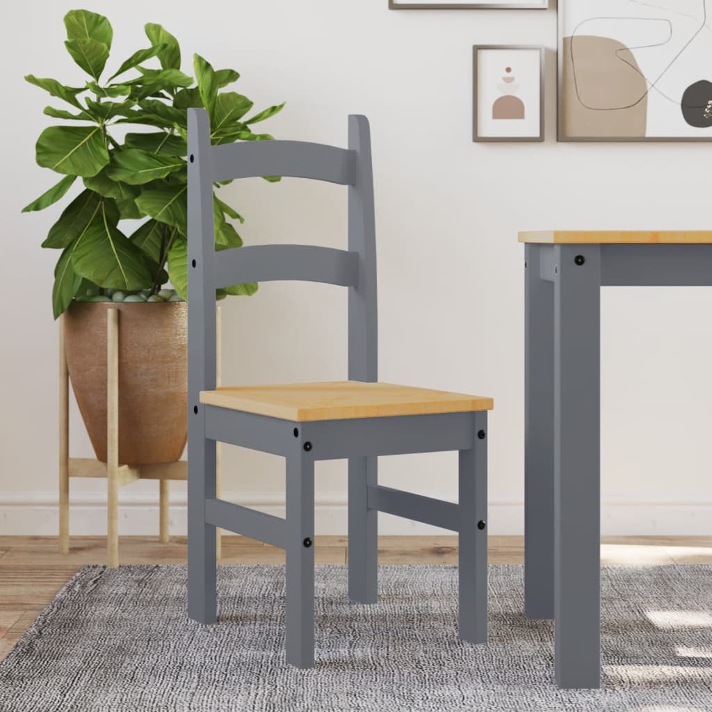 Sedie Da Pranzo 2 Pz 40X46X99 Cm Legno Massello Di Pino