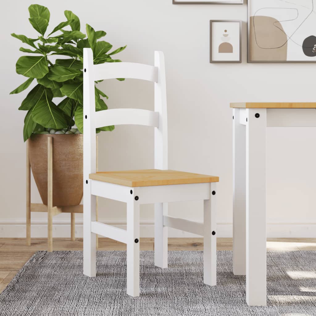 Sedie Da Pranzo 2 Pz 40X46X99 Cm Legno Massello Di Pino