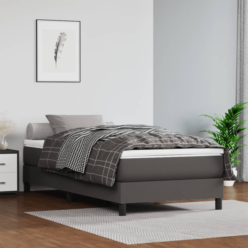 Materasso A Molle 120X190X20 Cm In Similpelle
