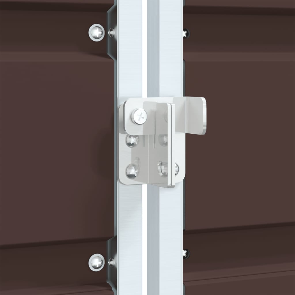 Copribidone Con Ruote Per 3 Bidoni 216X81X115Cm Acciaio