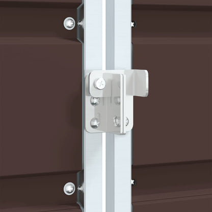Copribidone Con Ruote Per 3 Bidoni 216X81X115Cm Acciaio