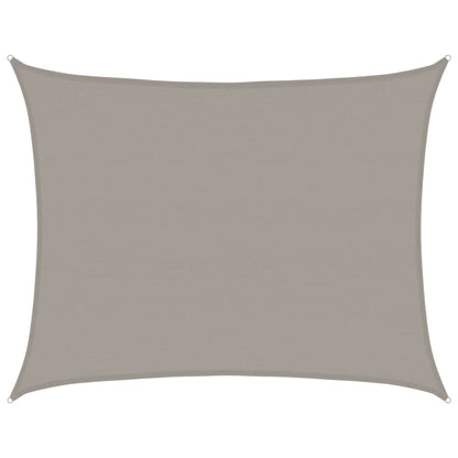 Vela Parasole 160 G/M² Rettangolare In Hdpe Grigio Chiaro