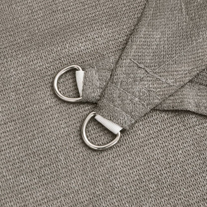Vela Parasole 160 G/M² Rettangolare In Hdpe Grigio Chiaro